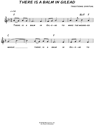 There Is a Balm In Gilead