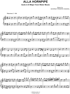 Alla Hornpipe from Water Music