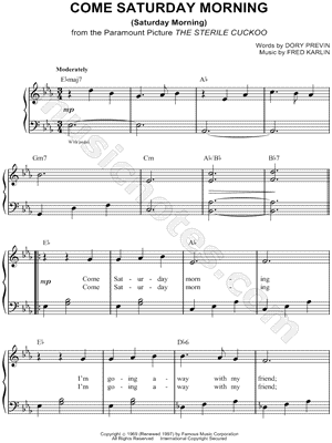 Come Saturday Morning