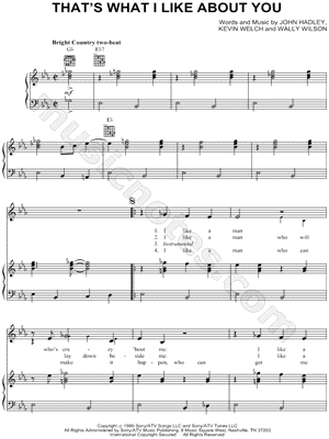 That's What I Like About You