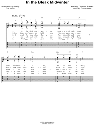 In the Bleak Midwinter