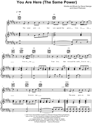 You Are Here (The Same Power)