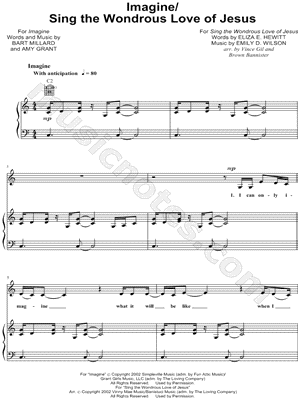 Imagine / Sing the Wondrous Love of Jesus