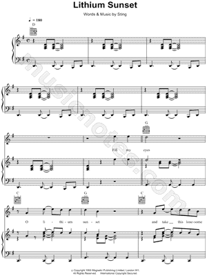 Lithium Sunset