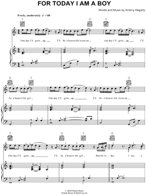 For Today I Am a Boy