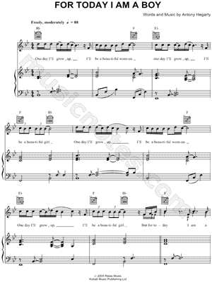 For Today I Am a Boy