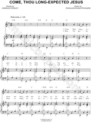 Come, Thou Long-Expected Jesus