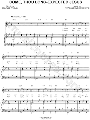Come, Thou Long-Expected Jesus
