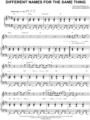 Different Names for the Same Thing