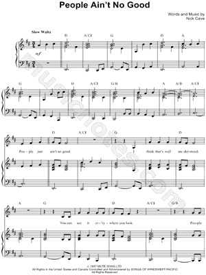 People Ain't No Good