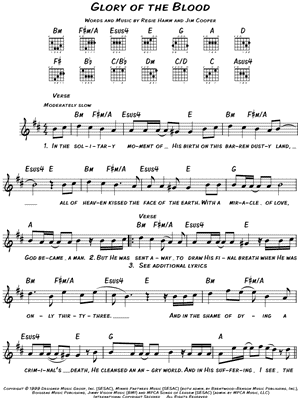 Glory of the Blood by Avalon - Sheet Music