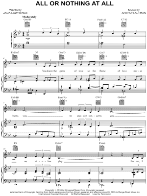 All or Nothing At All