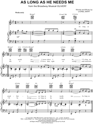 As Long As He Needs Me