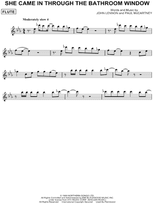 She Came In Through the Bathroom Window