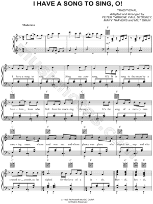I Have a Song To Sing, O!