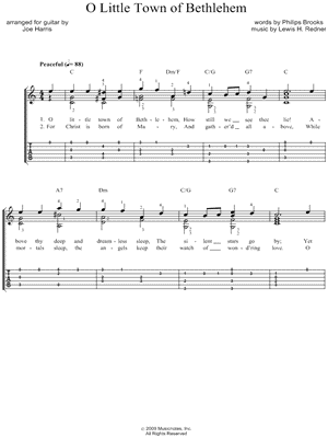 O Little Town of Bethlehem