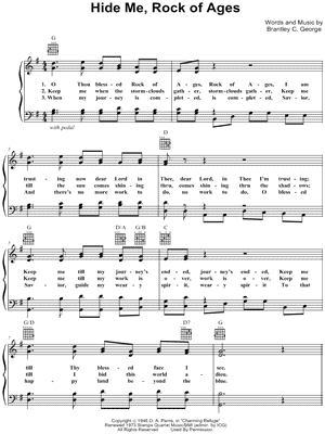 Hide Me, Rock of Ages