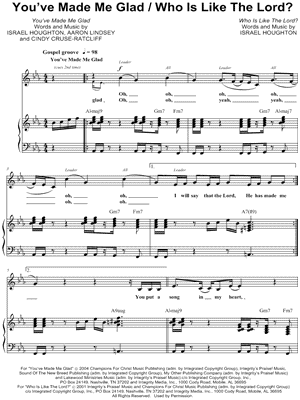 You've Made Me Glad / Who Is Like the Lord?