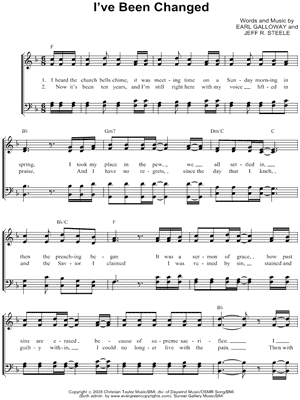 I've Been Changed by Jeff R. Steele - Sheet Music