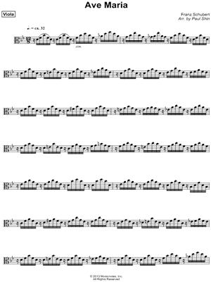 Ave Maria - Viola