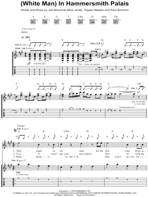 (White Man) In Hammersmith Palais