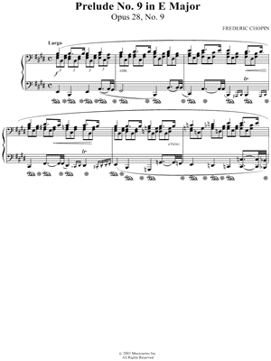 Prelude No. 9 In E Major, Op. 28