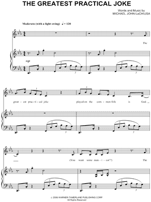 The Greatest Practical Joke