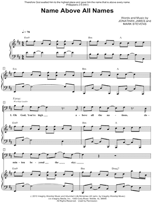 Name Above All Names