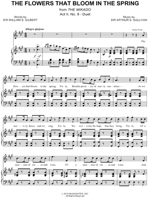 The Flowers That Bloom In the Spring