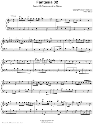 36 Fantasies for Piano: Fantasia 32