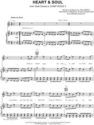 Heart & Soul by Joe Jonas - Sheet Music