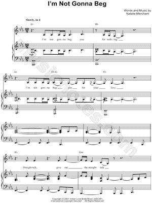 I'm Not Gonna Beg