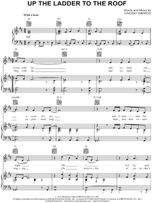 Up the Ladder To the Roof by The Supremes - Sheet Music