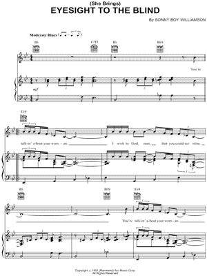 (She Brings) Eyesight to the Blind