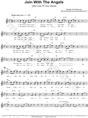 Join With the Angels (We Look To Your Word)