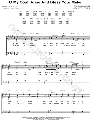 O My Soul, Arise and Bless Your Maker