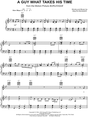 A Guy What Takes His Time