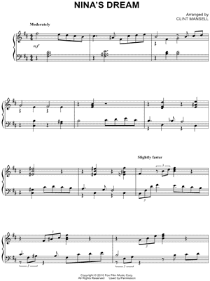 Nina's Dream from Black Swan - Sheet Music