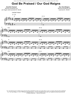 God Be Praised (with Our God Reigns)