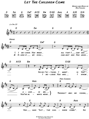 Let the Children Come