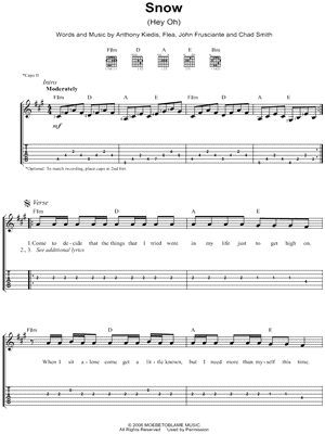 Snow (Hey Oh)