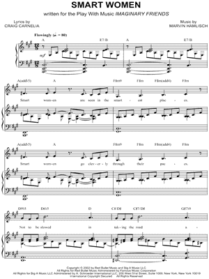 Smart Women from Imaginary Friends - Sheet Music