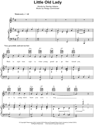 Little Old Lady from The Show Is On - Sheet Music