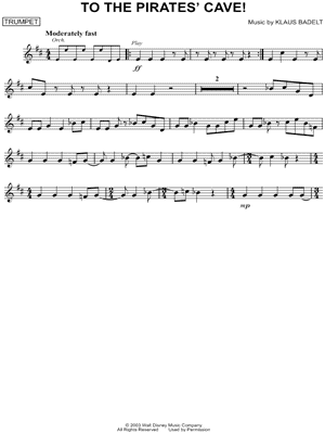 To the Pirates' Cave! - Trumpet