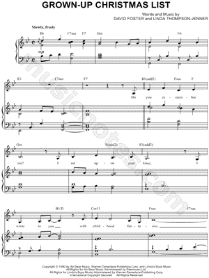 Grown-Up Christmas List