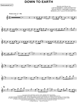 Down To Earth - C Instrument