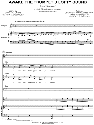 Awake the Trumpet's Lofty Sound