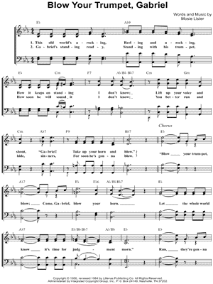 Blow Your Trumpet, Gabriel