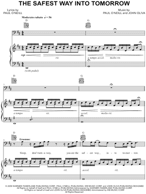 The Safest Way Into Tomorrow by Trans-Siberian Orchestra - Sheet Music