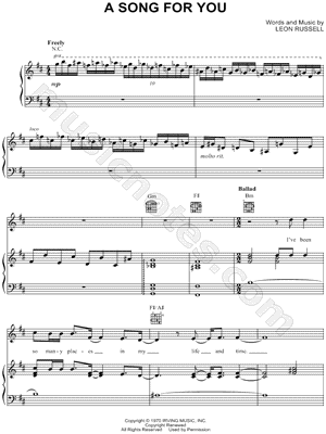 A Song for You